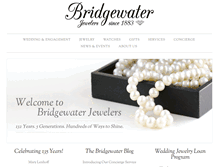 Tablet Screenshot of bridgewaterjewelers.com